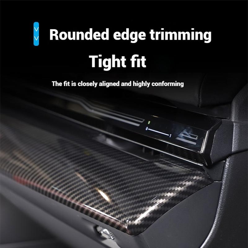 4piece Carbon Fiber Center Console Decoration Panel Decoration StickersFor BMW5 Series I5 G60 2025 2025 Car Interior Accessories