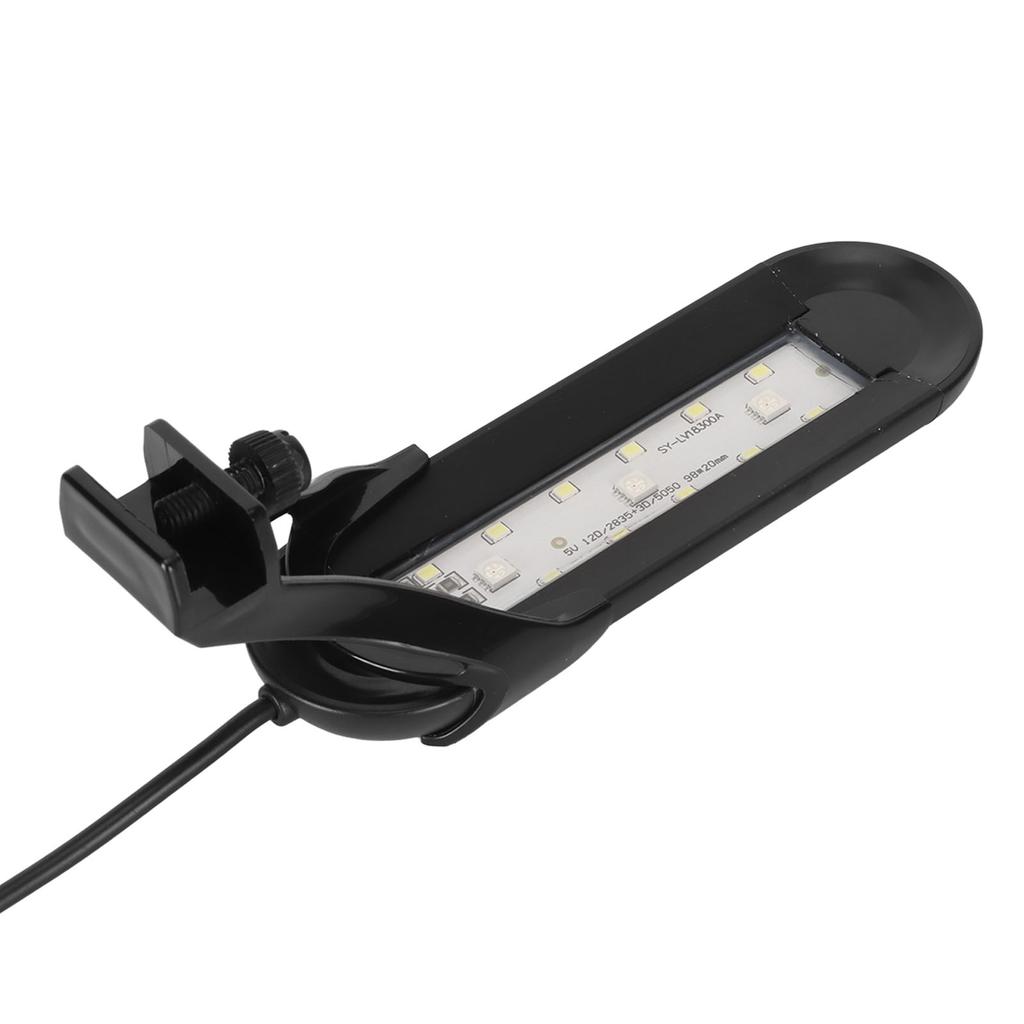 Aquarium LED Light Full Spectrum High Brightness Fish Tank Clip On Light for Saltwater Freshwater