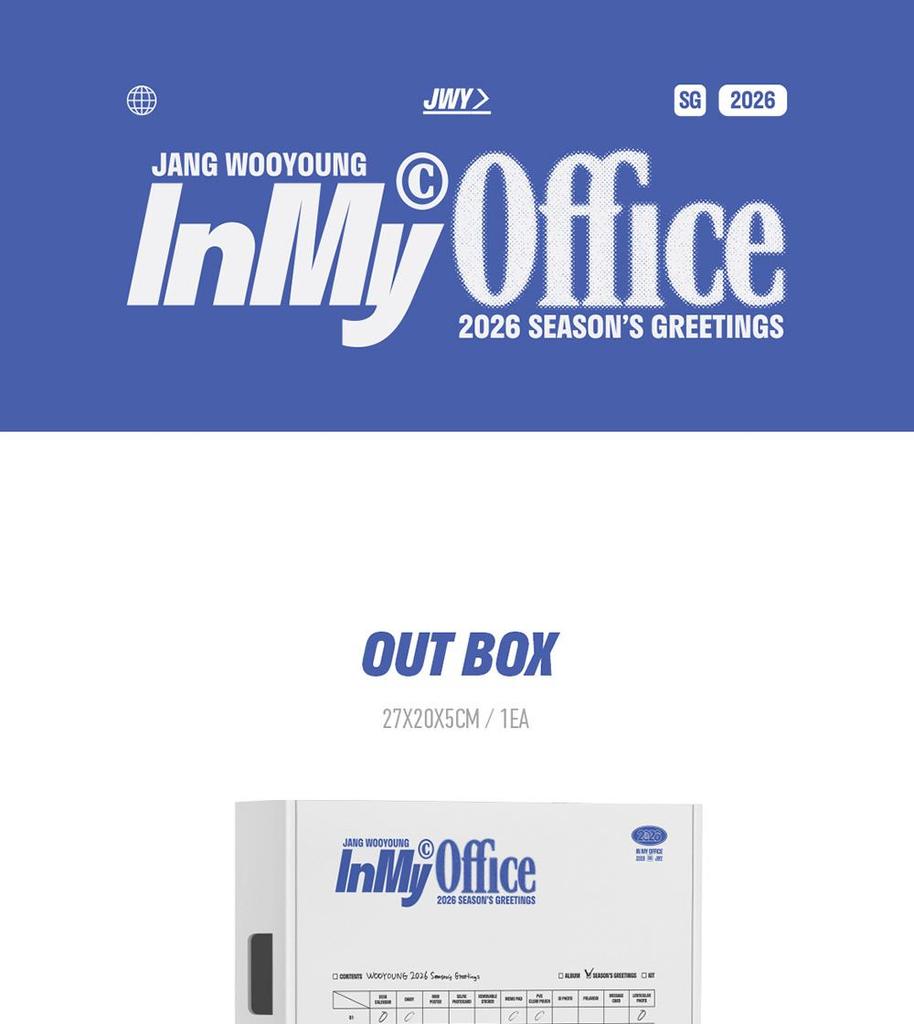 [PRE-ORDER] JANG WOOYOUNG (2PM) [In My Office] 2026 SEASON'S GREETINGS