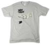 Nuova Maglietta Punk Grigia Originale Minor Threat Band Black Sheep Out Of Step