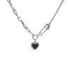 Fashionable Women Collarbone Y2K Zircon Necklace Double Layered Necklace Daily Casual Cocktail Party Choker