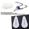 2PCS Soft Skull Silicone Mold 3D Crow Raven Pendant Halloween Silicone Mold White Bird Raven Head Resin Casting Mold