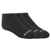 Skechers 3pk Unisex Non Terry No Show, Unisex Black Socks