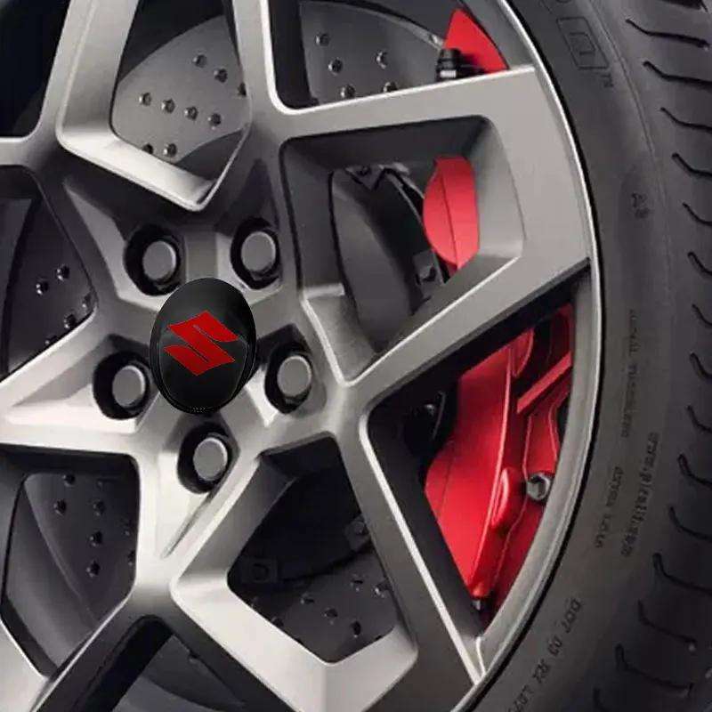 4Pcs Car Emblem Wheel Rims Center Hub Caps Car Accessories For Suzuki Swift Sport Jimny Grand Vitara Alto SX4 Samurai Across