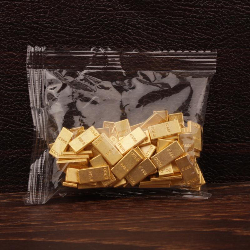 Mini Gold Bar Photo Frame with Treasure Pot Accessories