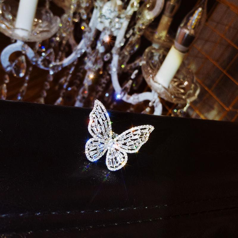 Hollow Butterfly Exaggerated Ring - Hand Jewelry R7146