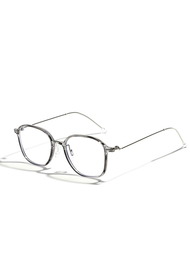 Brillen Großzügiger Rahmen Brillen Herren Halmetall Einfache Flache Brillen Damen