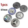 1pcs 57mm Car Front Hood Emblem Badge Bonnet Car Accessories For Mercedes Benz W204 W205 W212 W213 W221 W177 W246 GLA GLC CLA