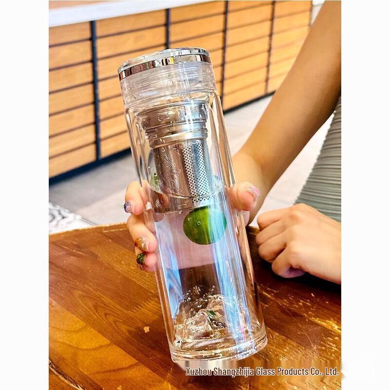 Changqi Double-Layer High Borosilicate Tea Infuser Mug