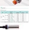 HePu L-Shaped Cylindrical Inductive Proximity Sensor, M8/M12/M18/M30, Normally Open, NPN, Metal.