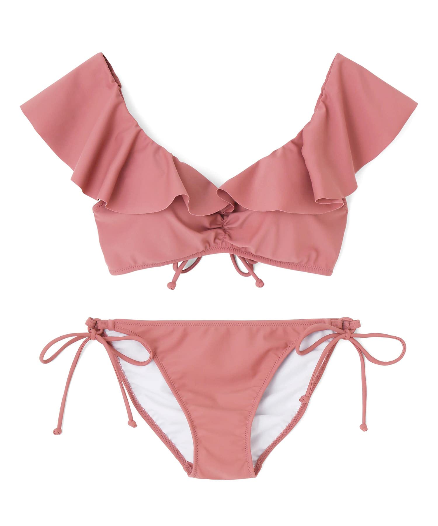 

Swimwear Bikini lightweight and comfortable to wear Wire bikini Pink [Sanai Paradise] set, [Easy-to-wear swimsuit] 55-53-2-1582 рожевий