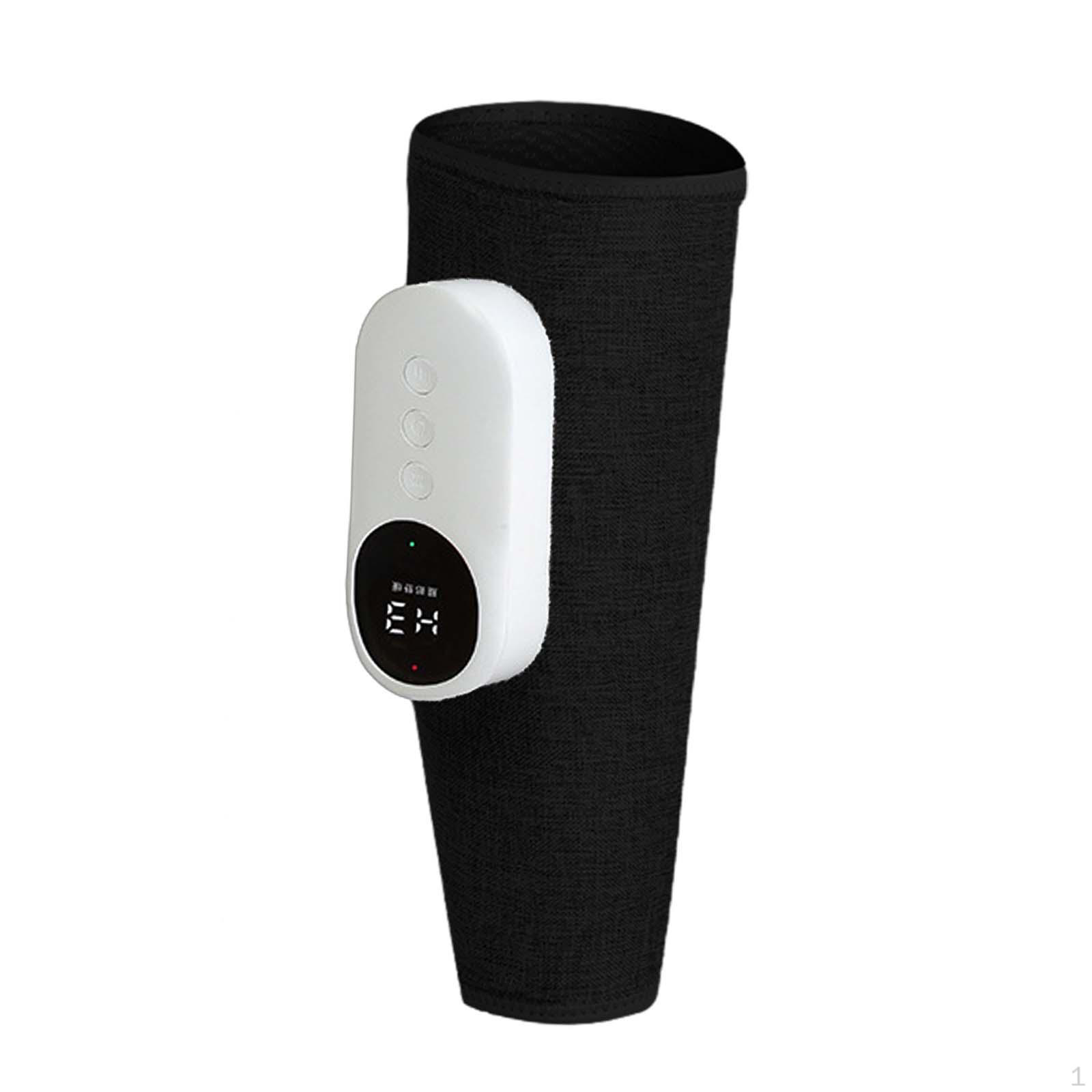 

Воздушный компрессионный массажер для ног для мужчин и женщин, регулируемые обертывания чёрный