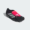 adidas PREDATOR PRO Fold-Over Tongue Hard Ground Football Boots KI8756 Unisex Performance Sports Shoes Core Black / Cloud White / Lucid Red