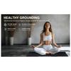 Erdungsmatte für Schlaf, Energie, Schmerzlinderung, Entzündungen, Gleichgewicht, rutschfeste Erdungsmatratze aus PU-Leder mit Erdungskabel, leitfähiger Kohlenstoff