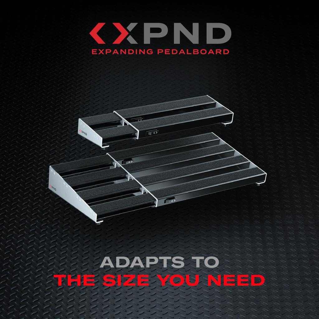 D'Addario PW-XPNDPB-02 Pedalboard Telescopic 2-Row