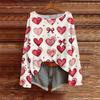 Long Sleeve Shirts For Women Printed Tees Blouses Casual Plus Size Basic Tops Pullover Casual Tunic Top Loose FitShirt
