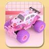 Remote Control Car for Girls 2.4GHz Cute Pink Purple Remote Control Climbing Car Rechargeable Off-Ro