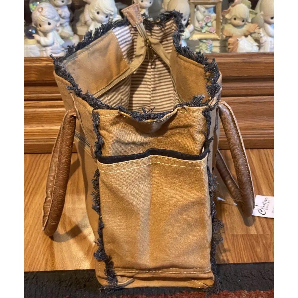 Navya Bags Upcycled Canvas Handbag Sel De Mer Tote