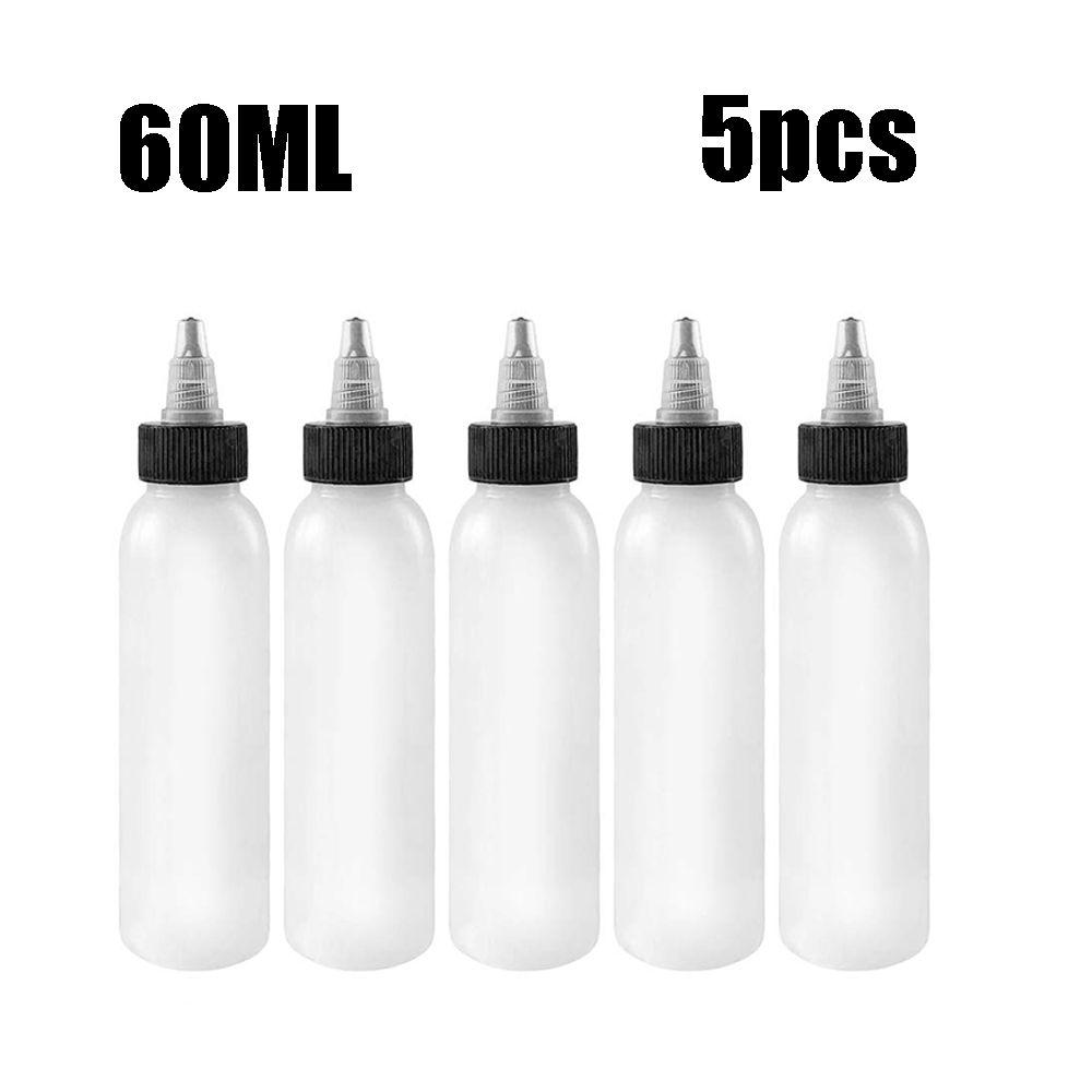 

Cap Plastic Makeup Tools Dropper Bottles Refillable Bottles Tattoo Ink Bottles Pigment Container 30ml-1
