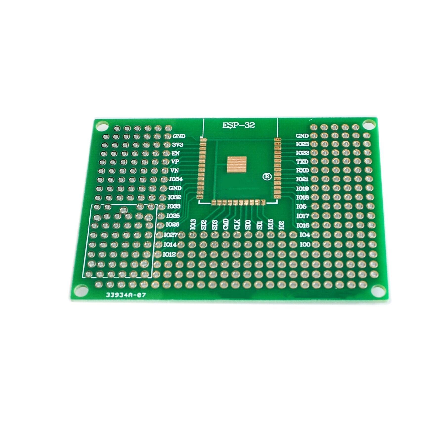 

wifi ESP8266/ Prototype PCB ESP12F12E/ESP32 Cavity Board/ 5X7 Double Side Tin Plated