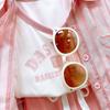 Girls Summer Cute Casual Suit Middle and Big Kids Fresh Sunscreen Top + Shorts Set