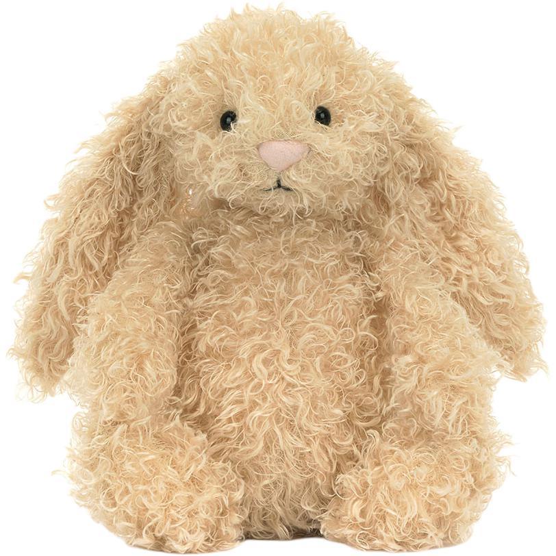 Jellycat Zhizhen Shy Curly Bonnie Rabbit Cute Doll Plush Doll Sitting Height 23cm/38cm Height