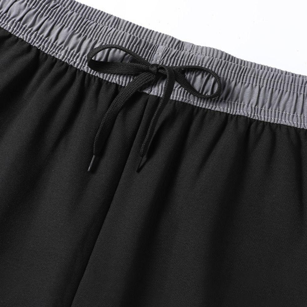 Kurze Hosen Badehosen Shorts Doppellagig Herren Jogginghosen Surfen