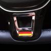 Chrome V.-W Steering Wheel Emblem, ABS Resin, for Rline, Tiguan, Passat B7 B8 CC, Jetta, Golf 7 MK7, G-TI, Polo, Car Interior Accessory