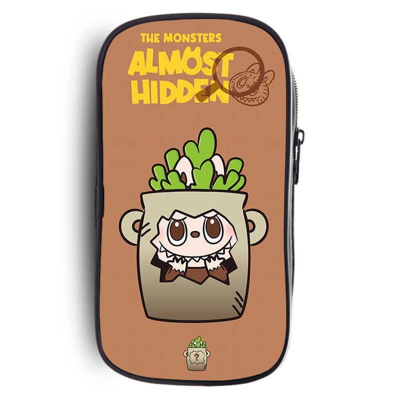 2025 Labubu Primary And Secondary School Students Cartoon Diy Printing Fashion Storage Pencil Bag