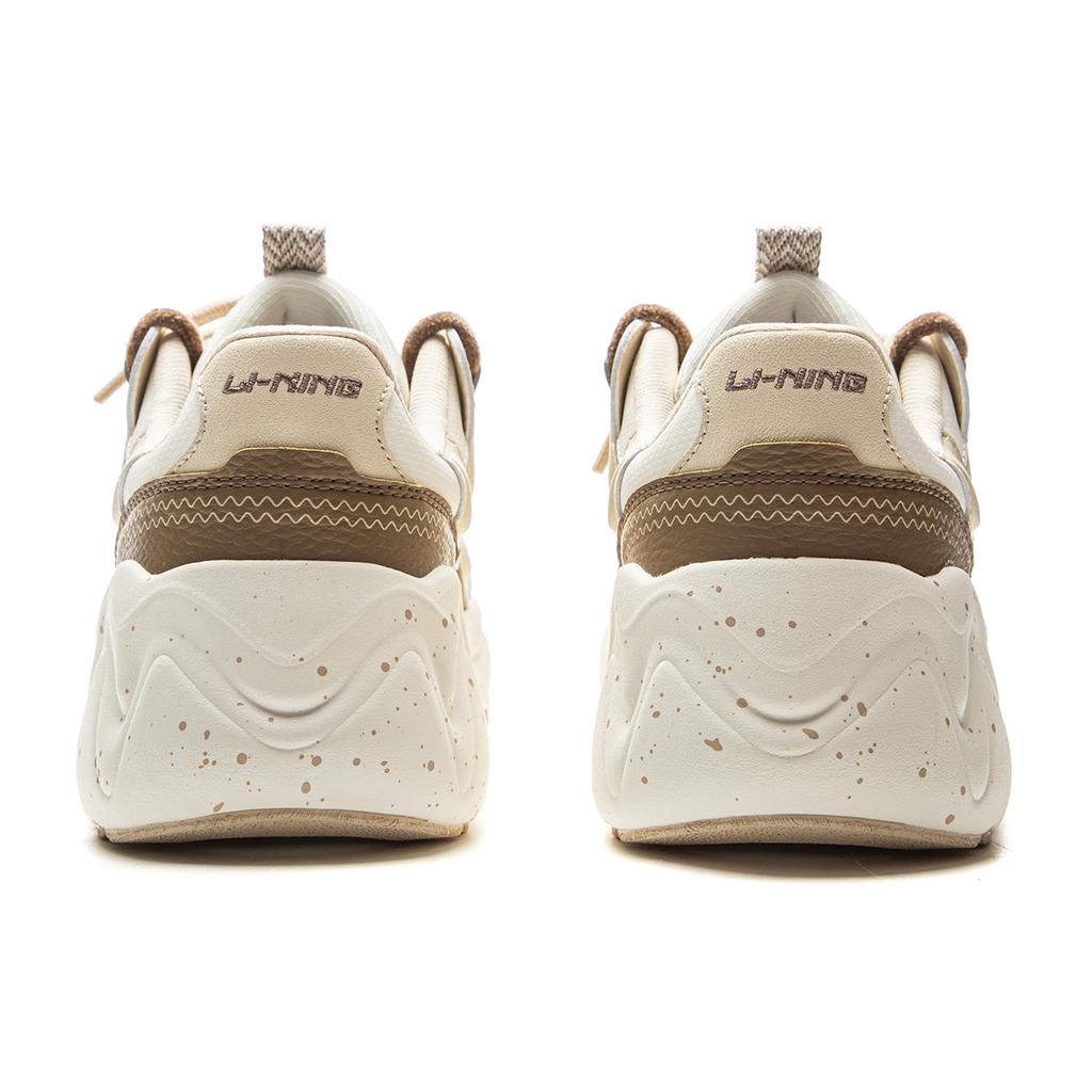 Li Ning Cheese 3.0 Slip Resistant Cushioning Abrasion Resistant Lightweight Low top Skateboard Shoes Women's AGCV346-3