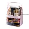 Cosmetic Organizer Large Capacity Dustproof Vanity Storage Rack for Skincare Makeup Jewelry Organizers