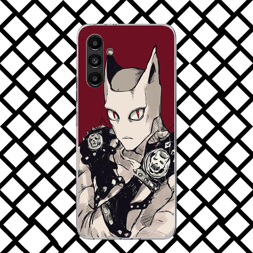 JoJo Kira Yoshikage Killer Queen Phone Case for Samsung Galaxy A17 A37 A57 A16 A26 A36 A56 A15 A25 A35 A55 A14 A24 A34 A54 A13 A