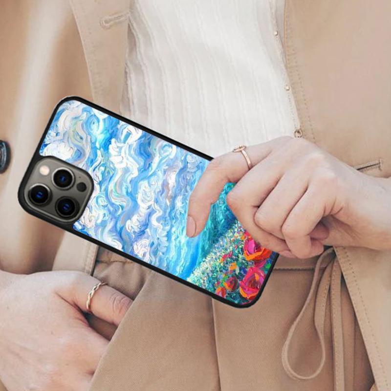 Creative Oil Painting Magnetic Phone Case For APPLE iPhone 17 Air 16 14 13 12 Pro Max 15 Plus Wireless Charge With MagSafe Cover
