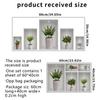 DIY Mural Art Livingroom Bedroom 3D Decal Greenery Bonsai Wall Stickers Creative Plants Potted