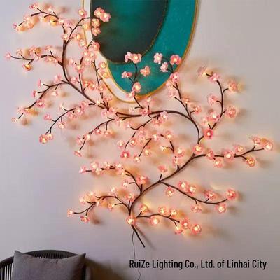 LED Rattan Branch Lamp – Bendable Indoor Night Light