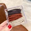 50Pcs Elastic Hair Ties No Damage Simple Stylish Ponytail Holders Thin Thick Hair Accessories for Girls