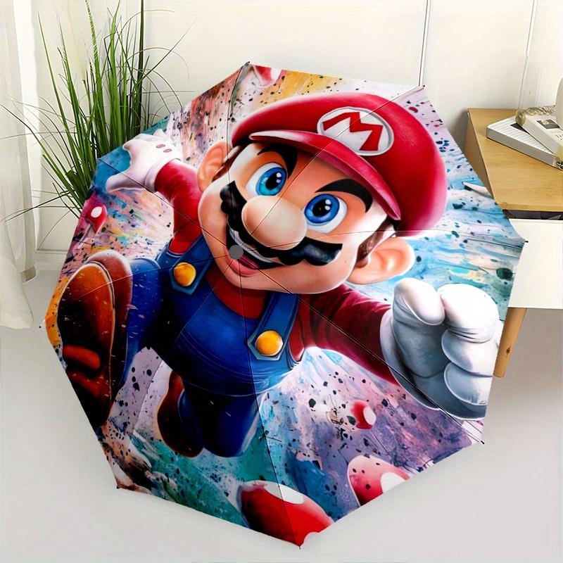

Super Mario Automatic Folding Umbrella - 3 Folding Design, Vivid Cartoon Pattern, Suitable for Outdoor Activities, A Gift for Fans In All Se