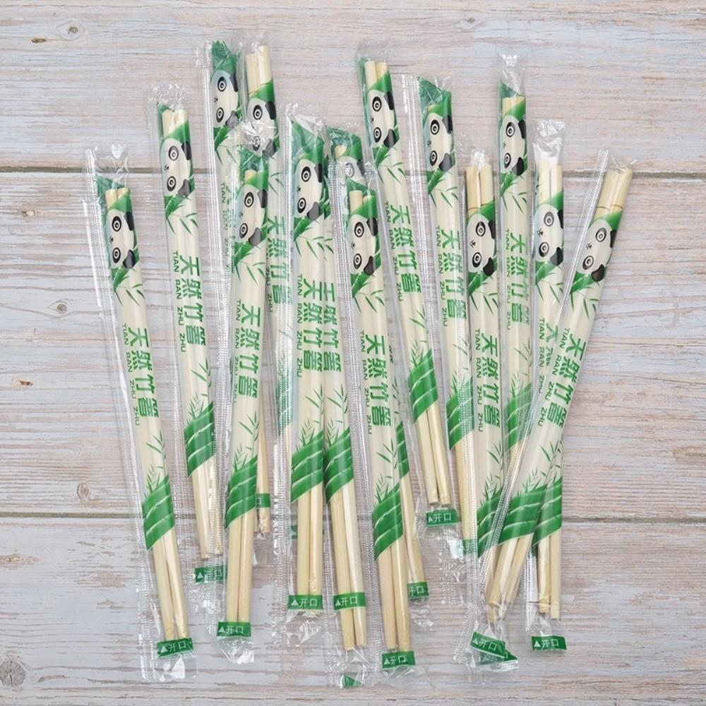 50/100pairs Hygienic Disposable Chopsticks Individual Package Single-use Bamboo Chopsticks Portable