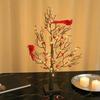 Vintage Glowing Tree with Birds LED Christmas Tree Lamp Adjustable Branches Warm Lighted Branches Halloween Christmas Decorations