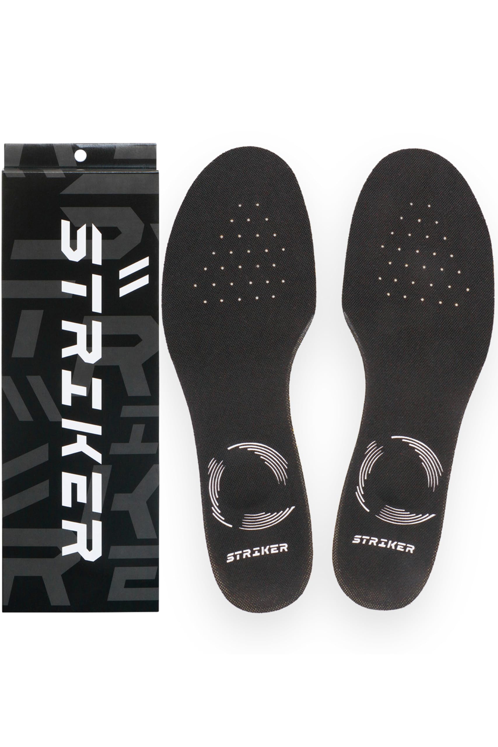 

Футбольные стельки BMZ Striker Rebeaute, черные, XL (28.0-29.0), для более быстрого шага и более активных пальцев ног