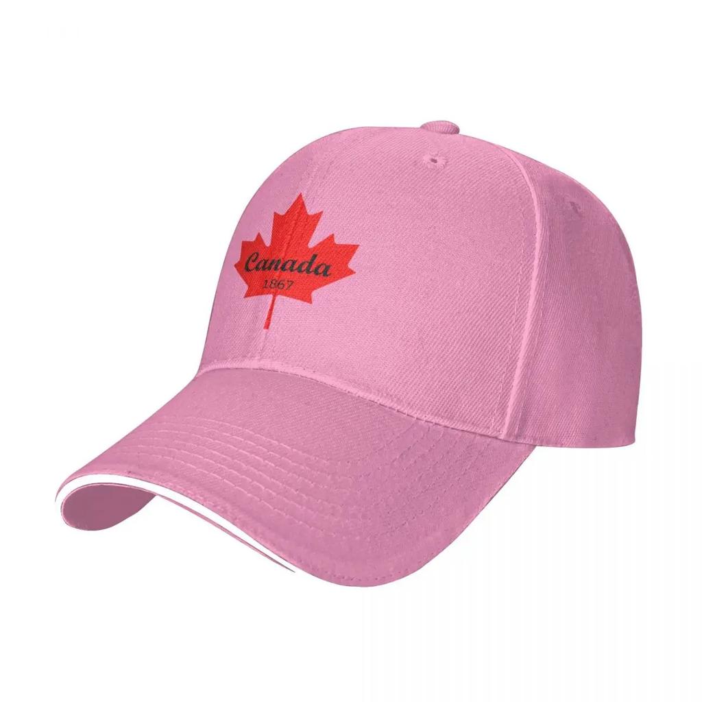 Maple Leaf Black Canada Camping Baseball Caps Women Unisex Unisex Unisex Beach Coquette Hat Peaked Cap
