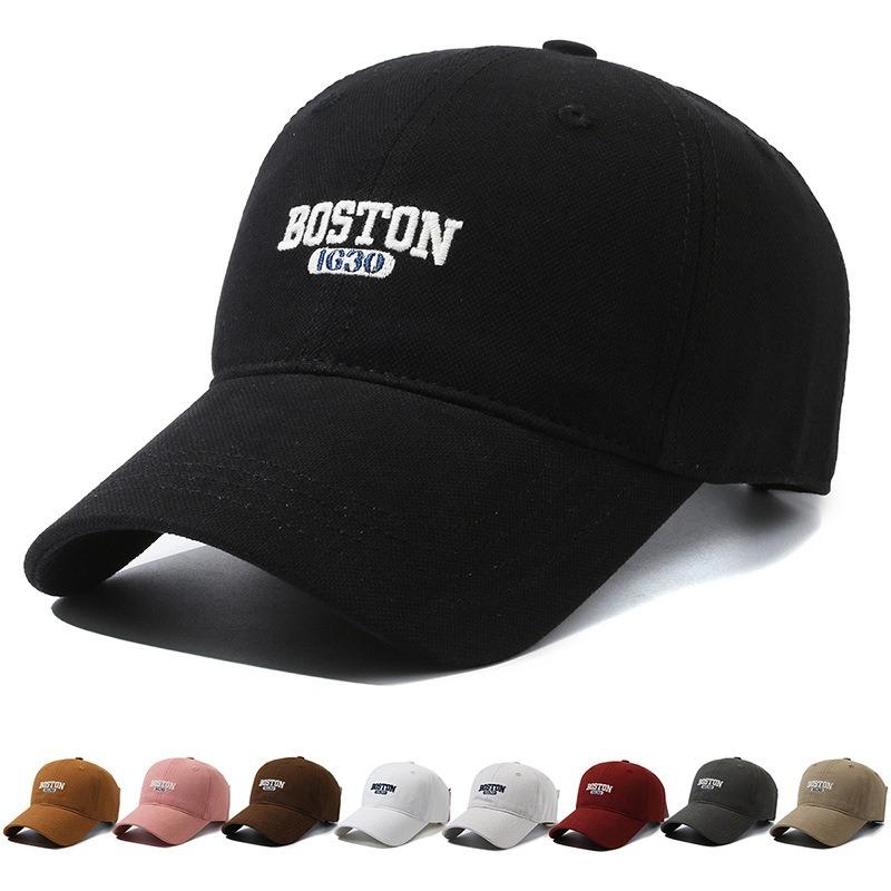 New Baseball Cap Embroidered Letters Fashion Versatile Cap Men's and Women's Peaked Cap Sunshade Sunscreen Baseball Cap