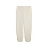 Puma Womens Basic Sportstyle Collection FW24 Solid Color Comfortable Loose Casual Pants Women Pants Snow-White 629071-87