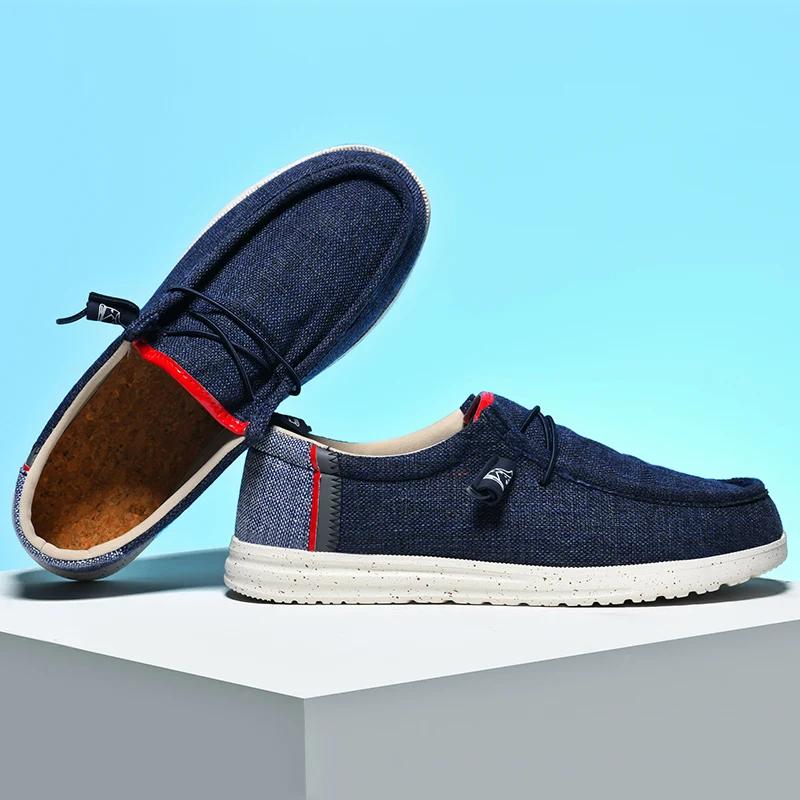 Fashion SYTK Men Casual Sneaker Canvas Shoe for MenLight Slip-on Vulcanized Comfortable Male Flats Loafers New Trainers
