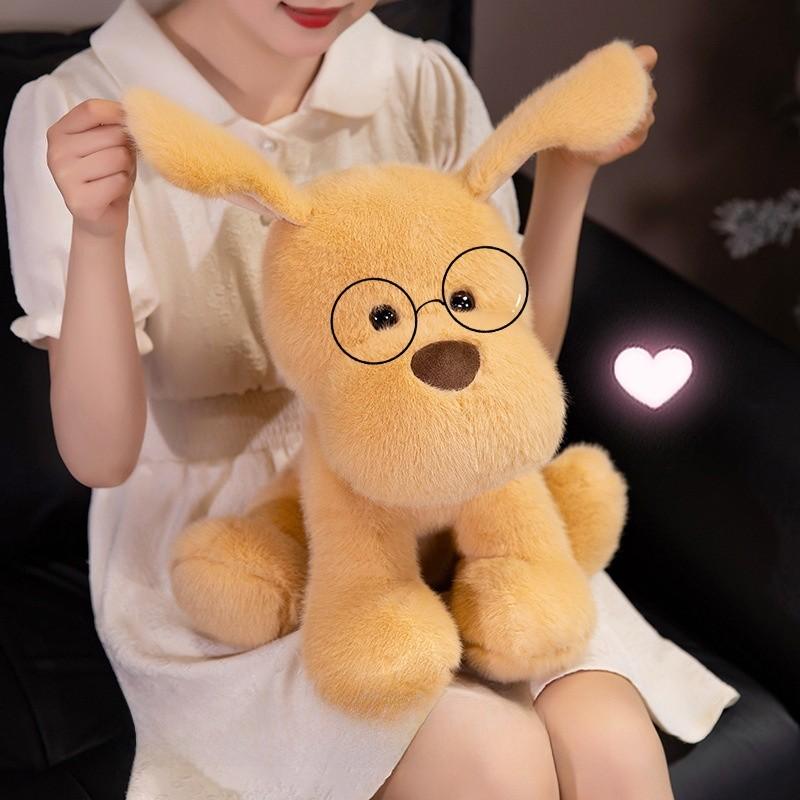 Retriever Golden Realistisk Kosedyr Dukke Bomullsfyll Barn Gave Komfort