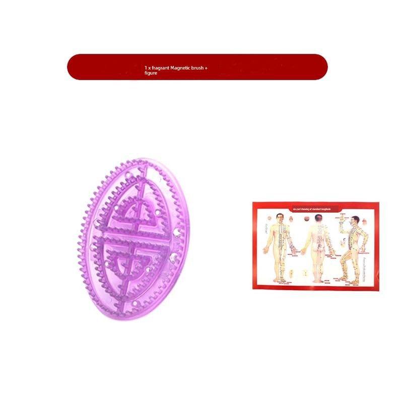 Japan Massage Brush Meridian Soft Brush Silicone Body Scraping Dredging Meridian Multifunctional Beauty Salon Scorpion Massage Brush 1 Magnetic Brush + Picture