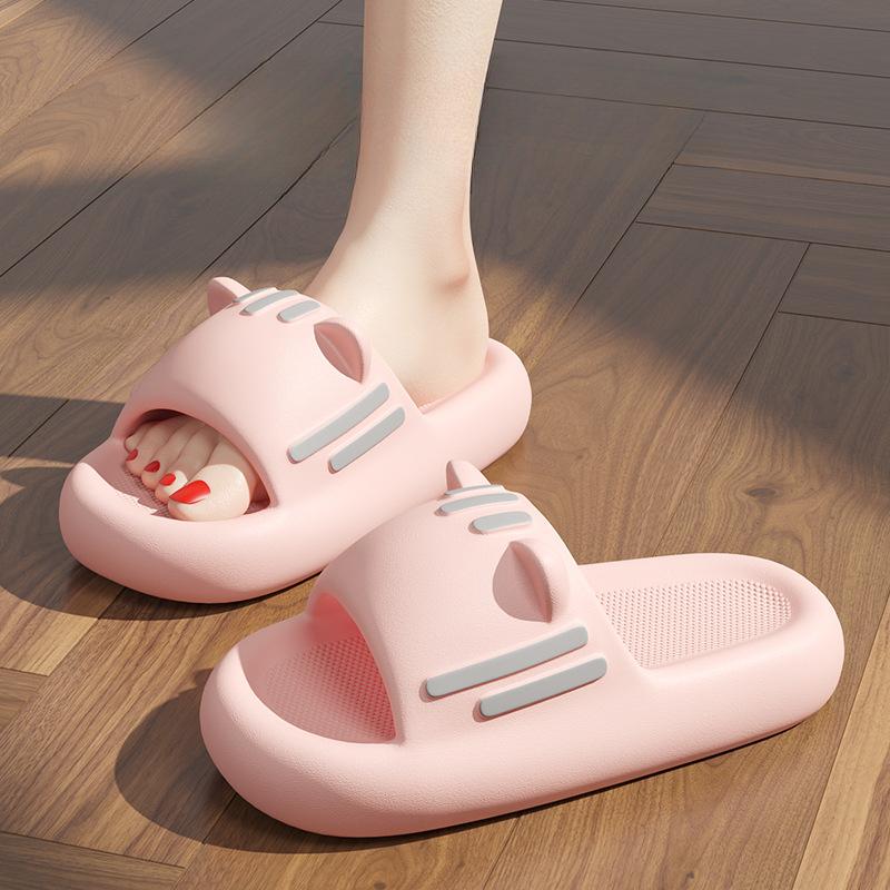 Thick Soled Slippers, Cute Women's and Men's Bathroom, EVA for Home Use, Anti Slip and Odorless Feet, Indoor Home Use