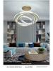 Modern Minimalist Crystal Chandelier for Double-Height Spaces