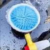 High-Pressure 360° Rotating Car Wash Brush Kit - Automatic Foaming, Chenille Bristles, Adjustable Dip Wash, Rotary Wash Brush