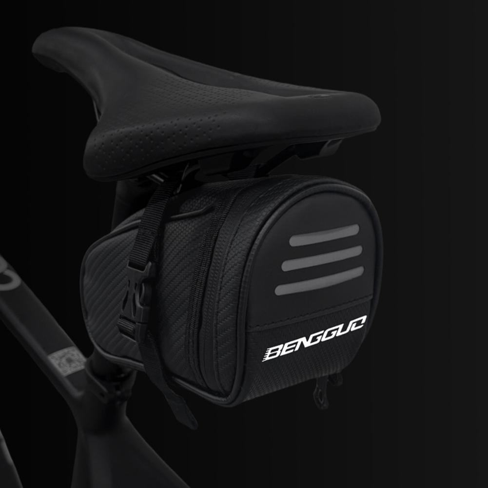 1L Bike Saddle Bag Waterproof Ultralight Bicycle Tail Bag Large Capacity Bike Under Seat Pack MTB Road Bike Accessories